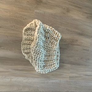 Chunky Bulky Knit XL Funnel Scarf